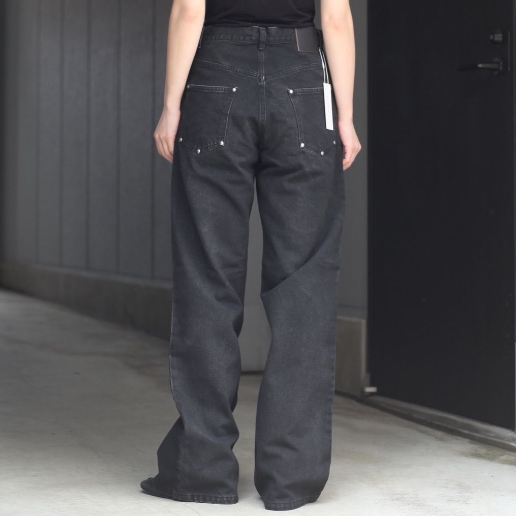【残り一点】Flocked Denim Pants