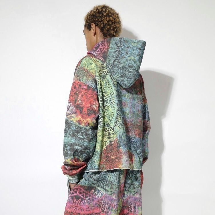 【残り一点】Cut Off Wide Zip Sweat Hoodie