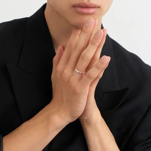 【お取り寄せ注文可能】Half Crockery Ring(SILVER)