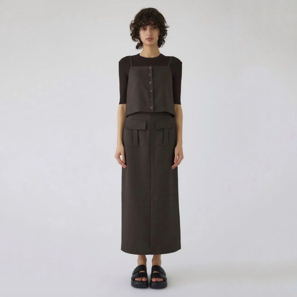 RIM.ARK - 【残り一点】Tweed Cami Tops | ACRMTSM ONLINE STORE