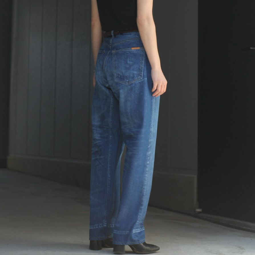 YOKE - 【残りわずか】Laser Processed 5P Straight Denim Pants