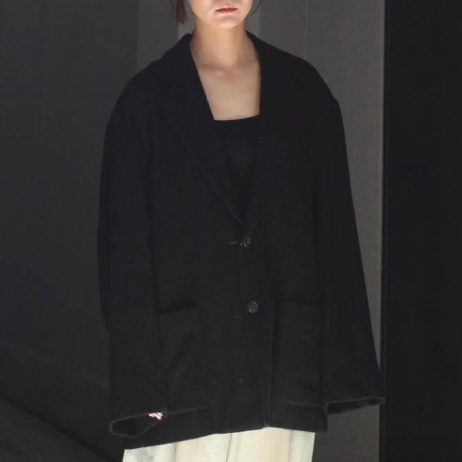 【残り一点】Wool/Cashmere Fleece Single Breasted Jacket