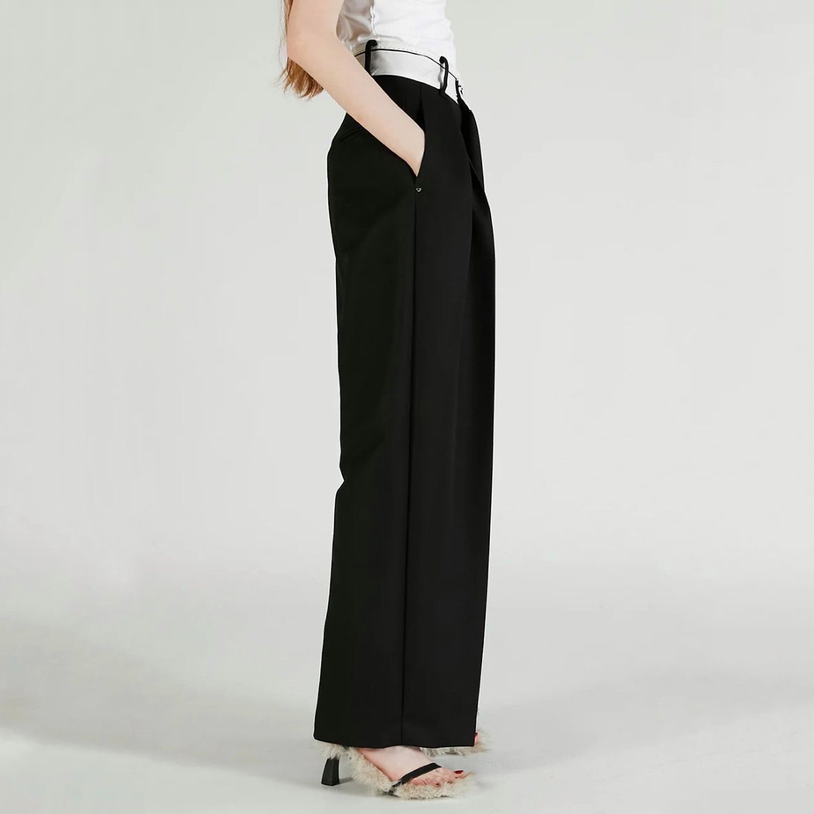 【残り一点】Marbelt Asymmetric Tack Pants
