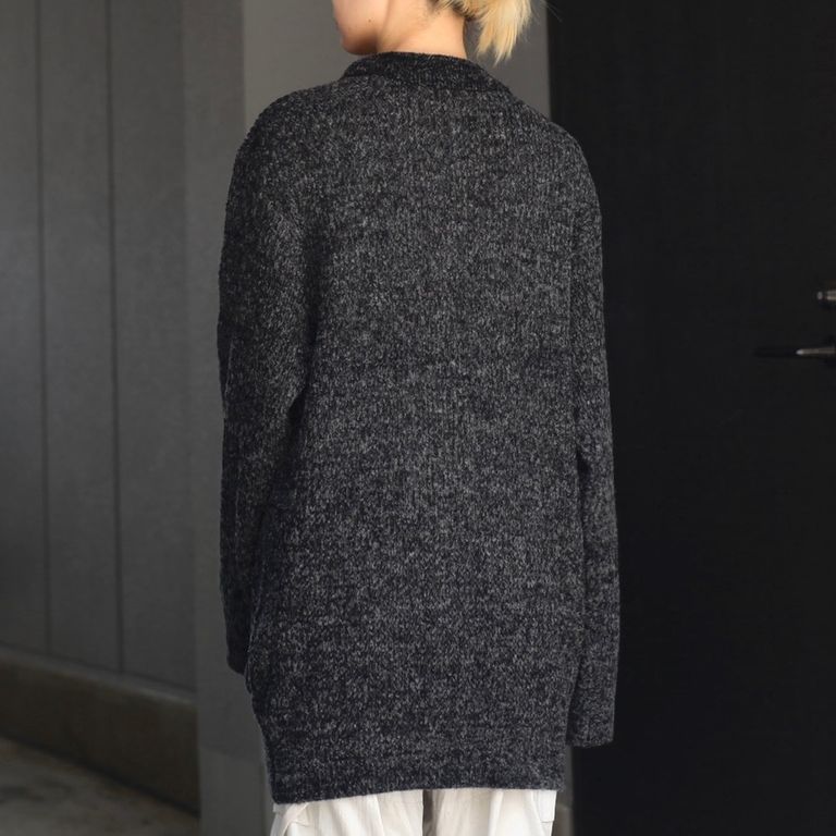 MATSUFUJI - 【残りわずか】Melange Knit Long Cardigan | ACRMTSM MATSUFUJI - 【残りわずか】Melange Knit Long Cardigan | ACRMTSM