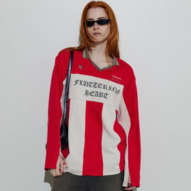 MAISON SPECIAL - 【残り一点】Fruttaring Heart Stripe Long Sleeve T 