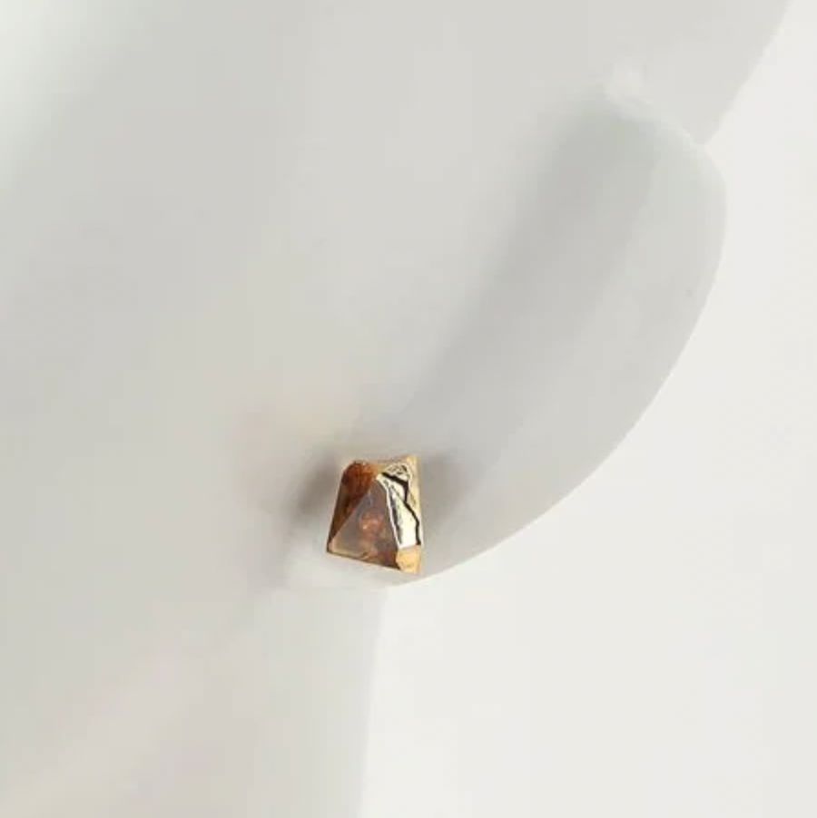 【お取り寄せ注文可能】Rough Stone Citrine Earrings(両耳用）