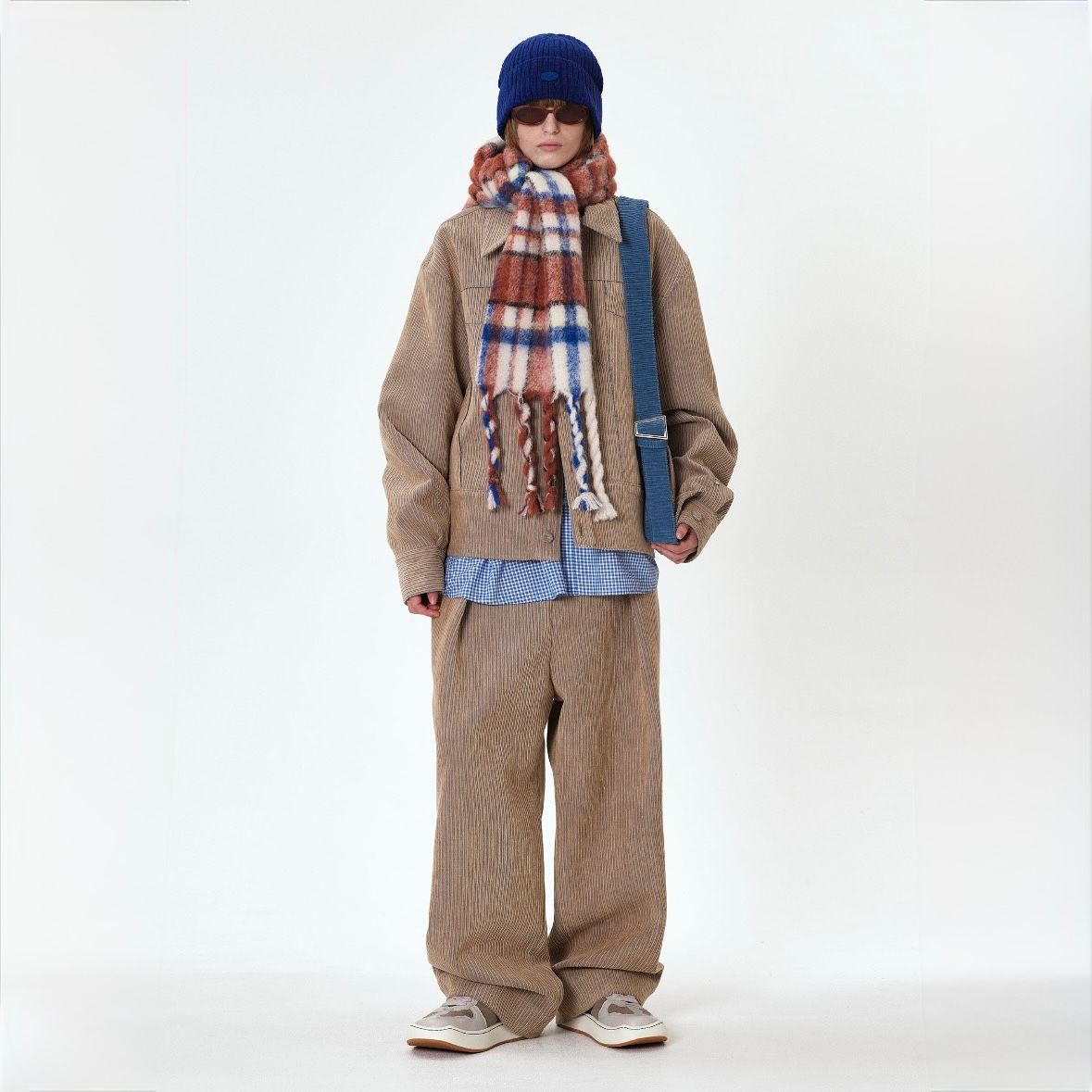 【残り一点】Cland plaid muffler