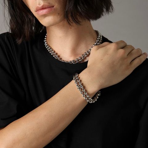 【残り一点】ボールチェーンブレスレット(SILVER)