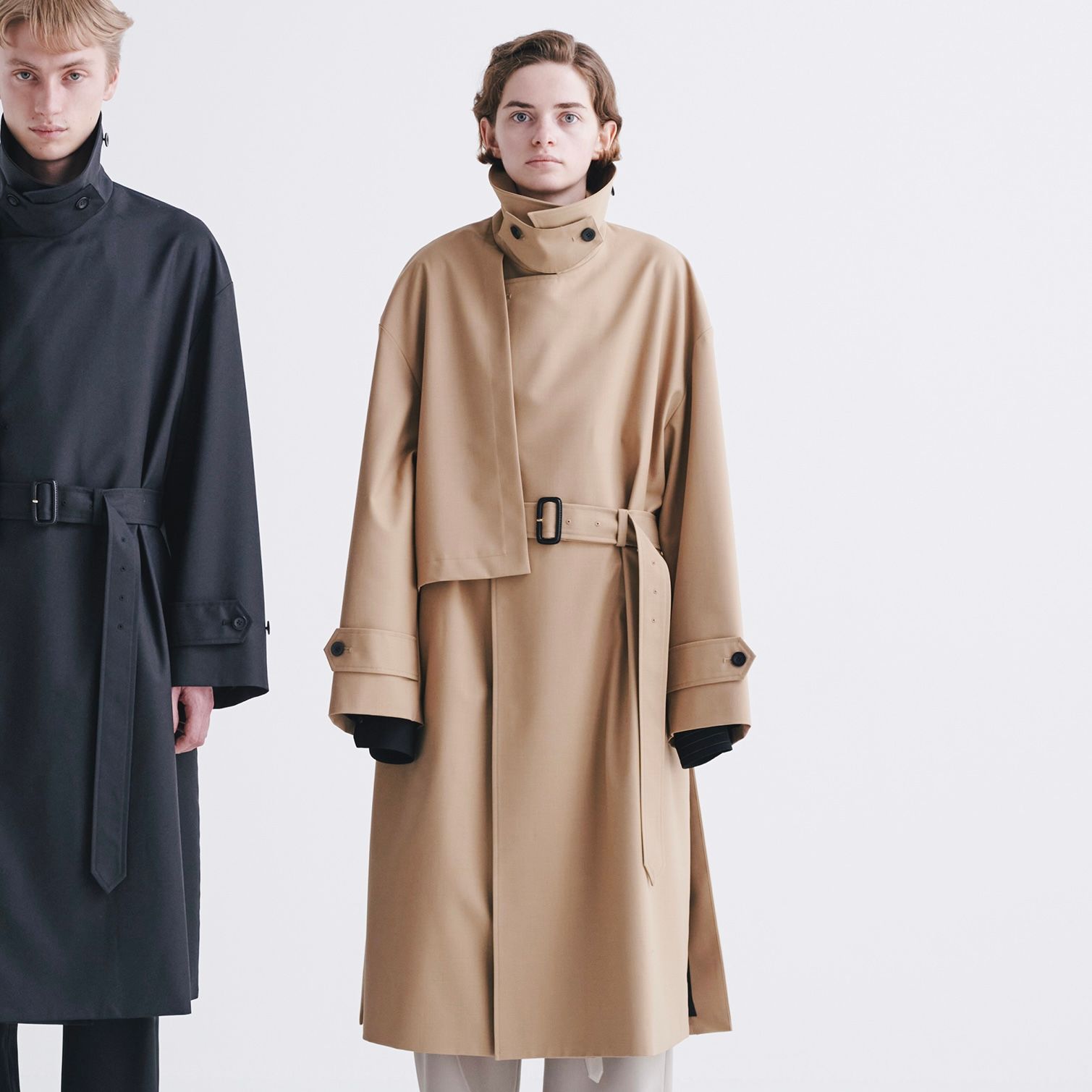 CULLNI - 【残り一点】Wool Gabardine Trench Coat | ACRMTSM ONLINE STORE