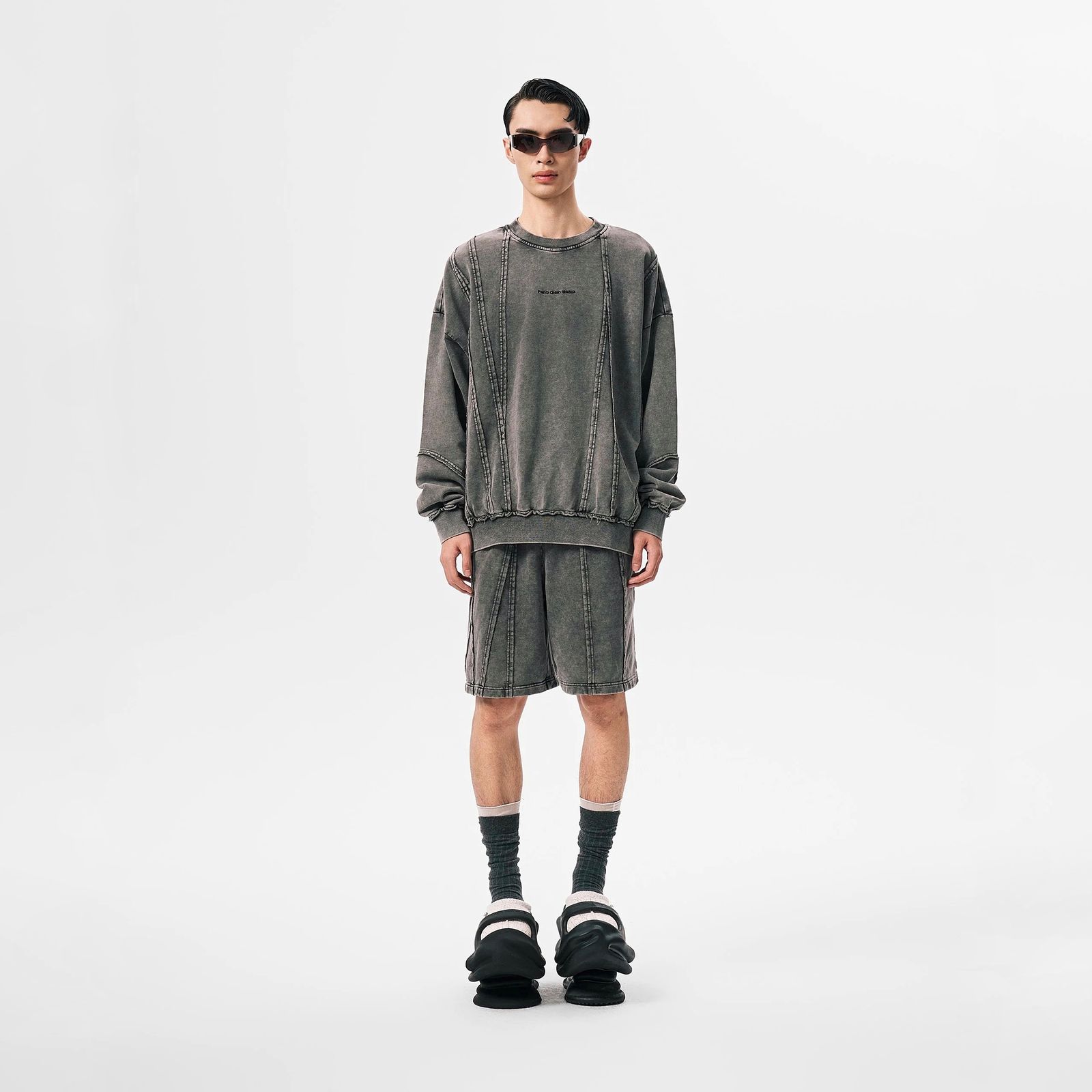 【残り一点】Tie Dye Panelled Sweater