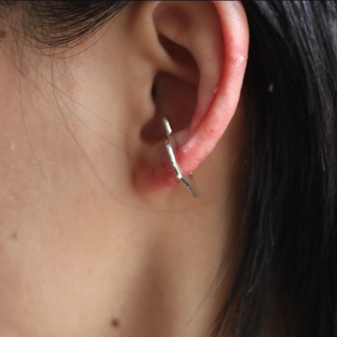 【残り一点】Rough Heart Ear Cuff