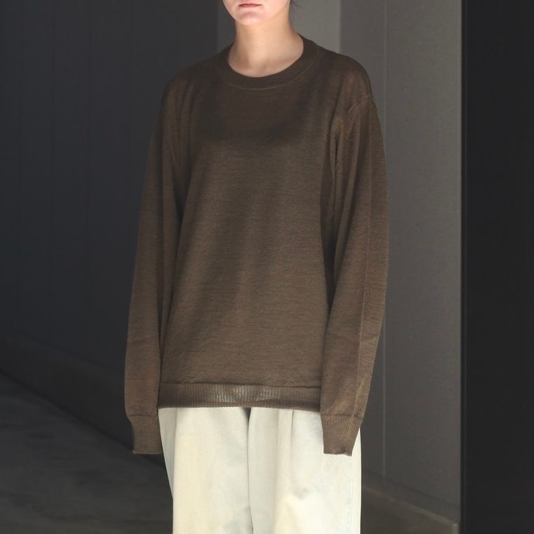【残り一点】Wholegarment Wool Sheer P/O