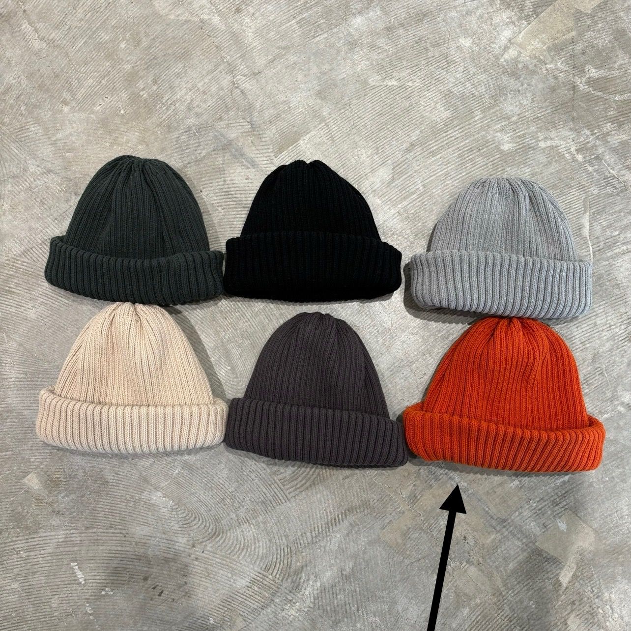 【残り一点】Knit Cap(ORANGE)