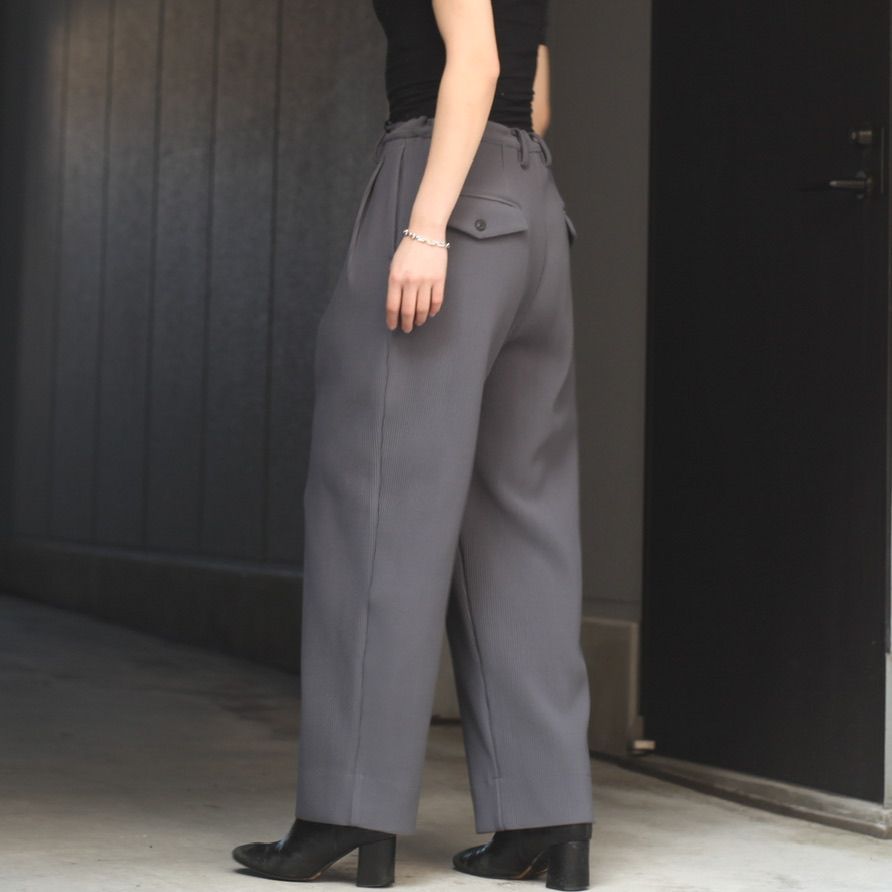 stein - 【残りわずか】Gradation Pleats Two Tuck Trousers | ACRMTSM