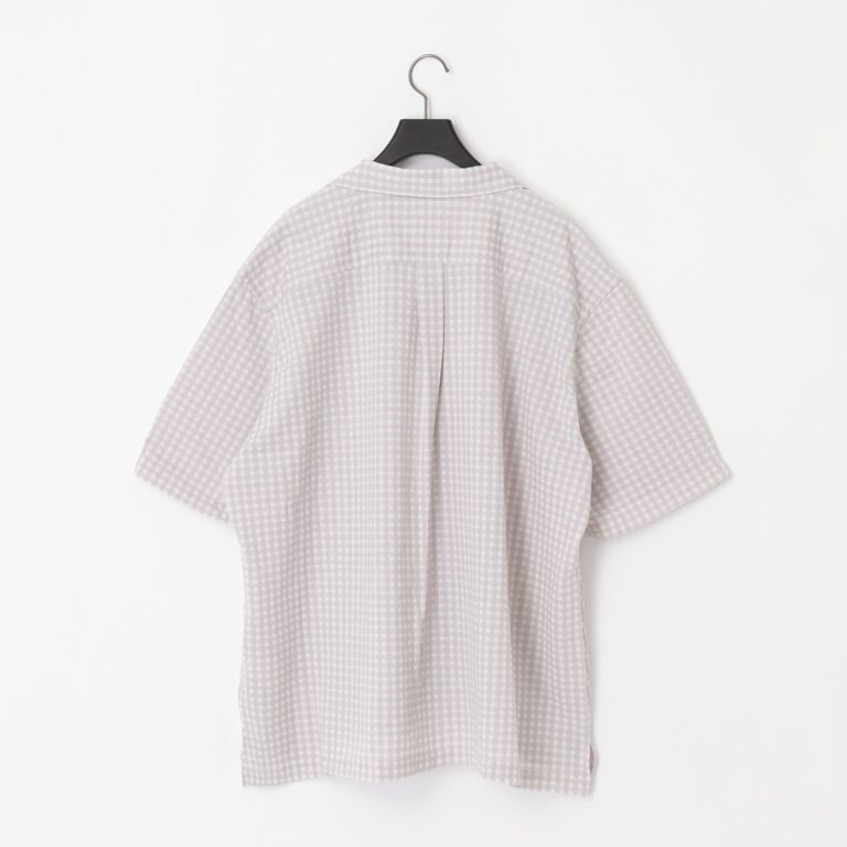 【残り一点】36G Wool Check Ether SS Shirt