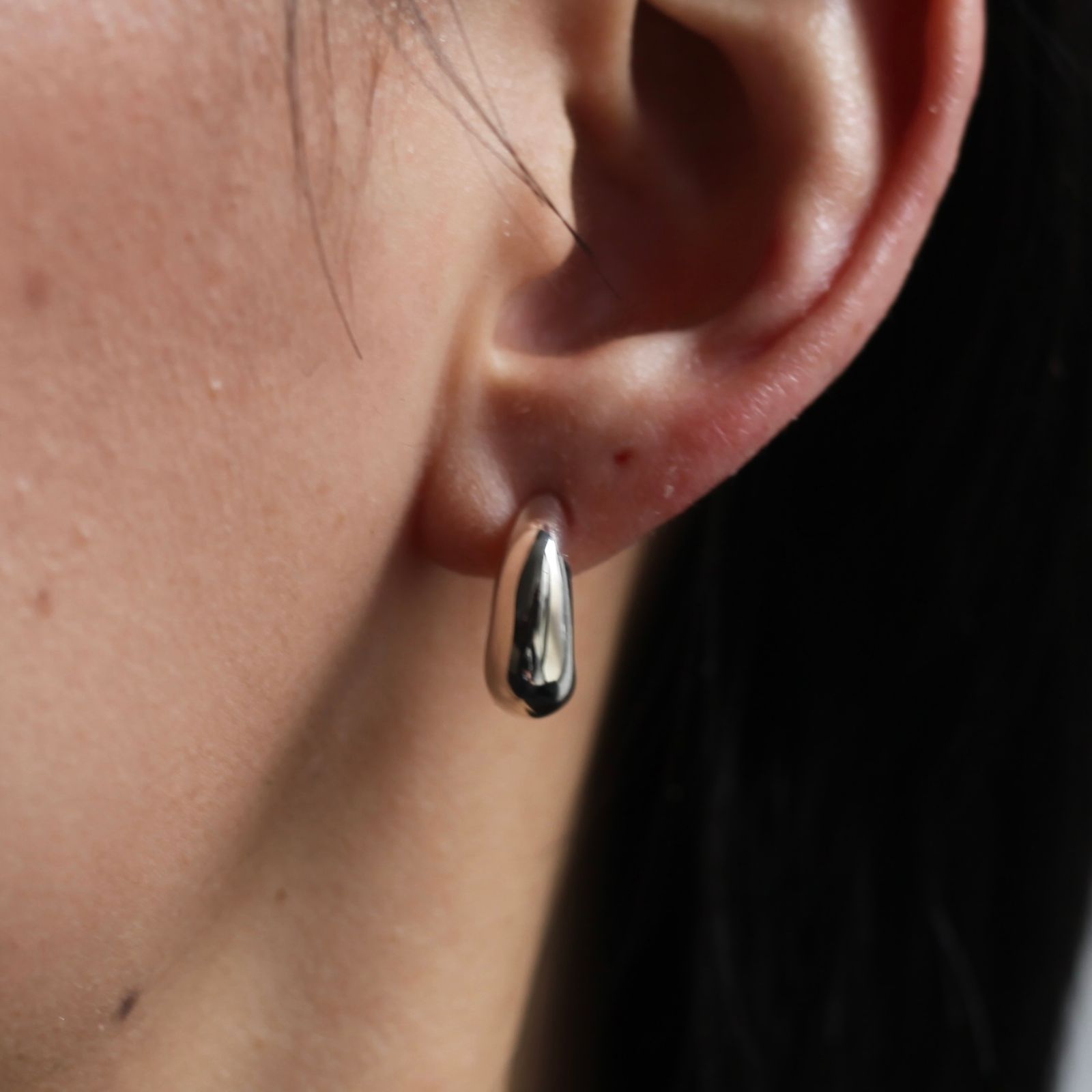 【残り一点】Crescent Earrings(SILVER)