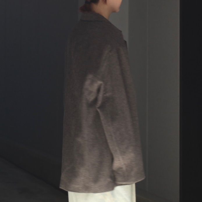 【残り一点】Wool/Cashmere Fleece Single Breasted Jacket