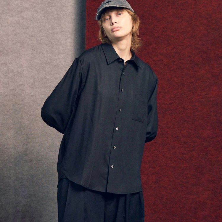 【残り一点】Wool Like Regular-Over Shirt