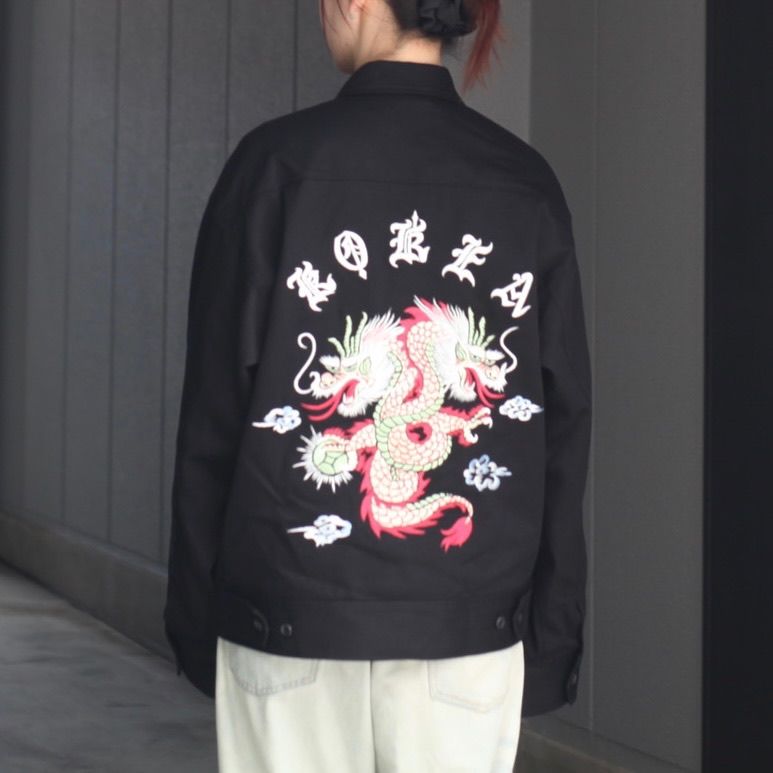 【残り一点】Dragon Embroidered Korean Souvenir Jkt