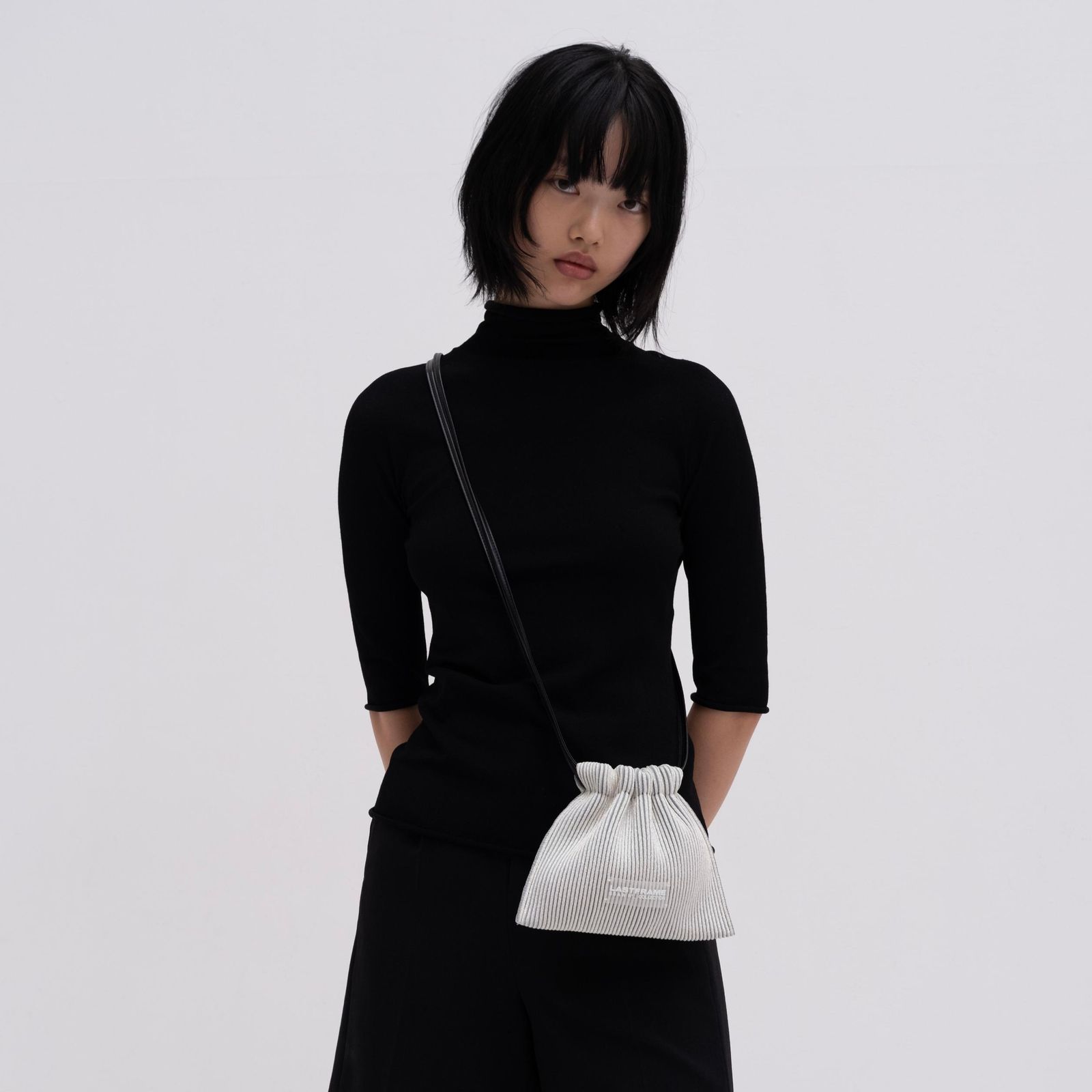 【残り一点】Kyoto Metallic Sack Bag_Mini