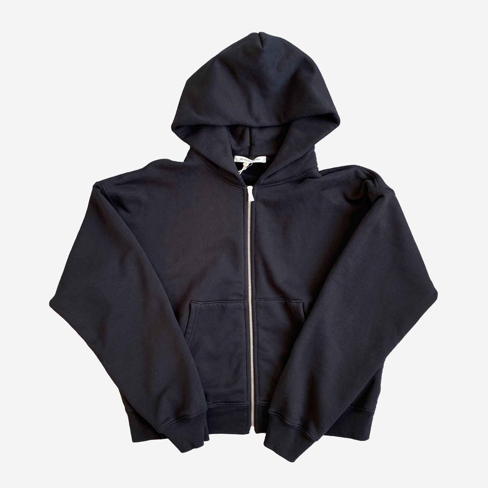 【残り一点】Black Darted Zip Hoodie