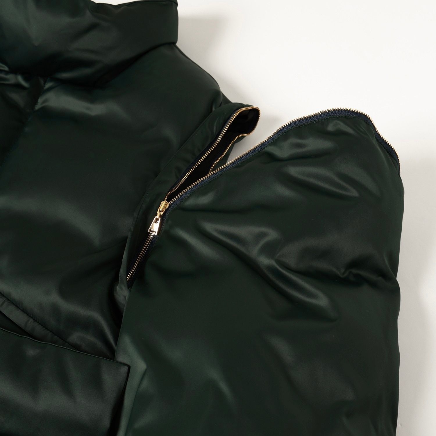 【残り一点】High Count Taffeta Removable Sleeve Down Jacket