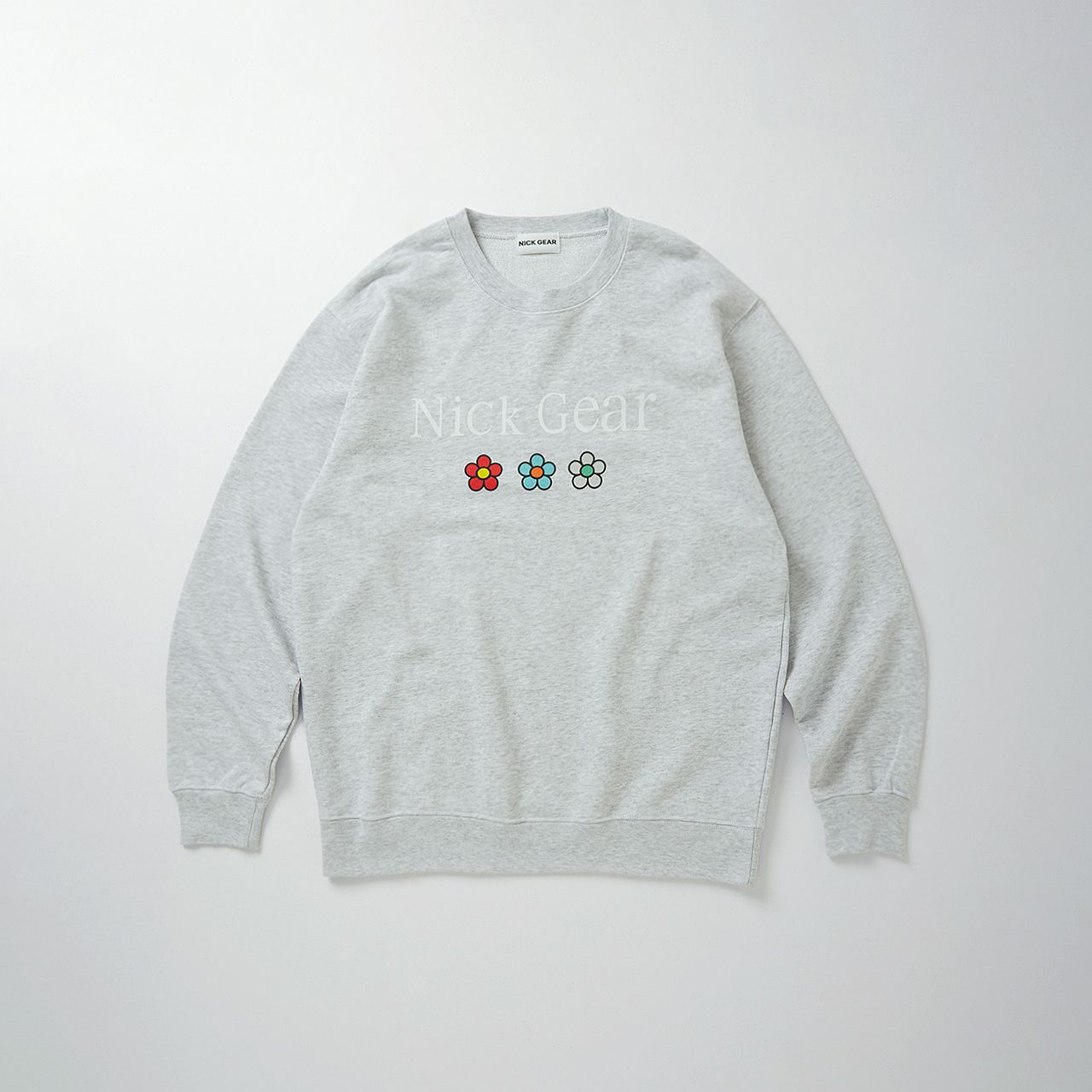 【残り一点】Flower Print Logo Sweat