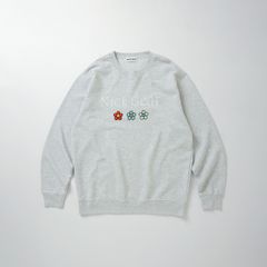 【残り一点】Flower Print Logo Sweat