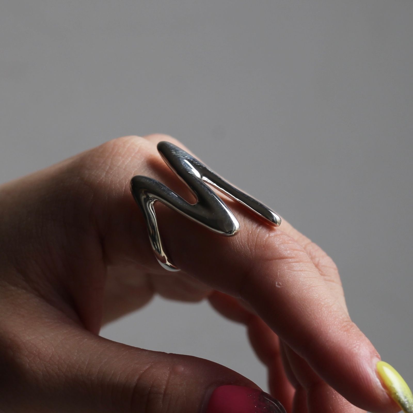 【残り一点】Scribble Ring(WHITE)
