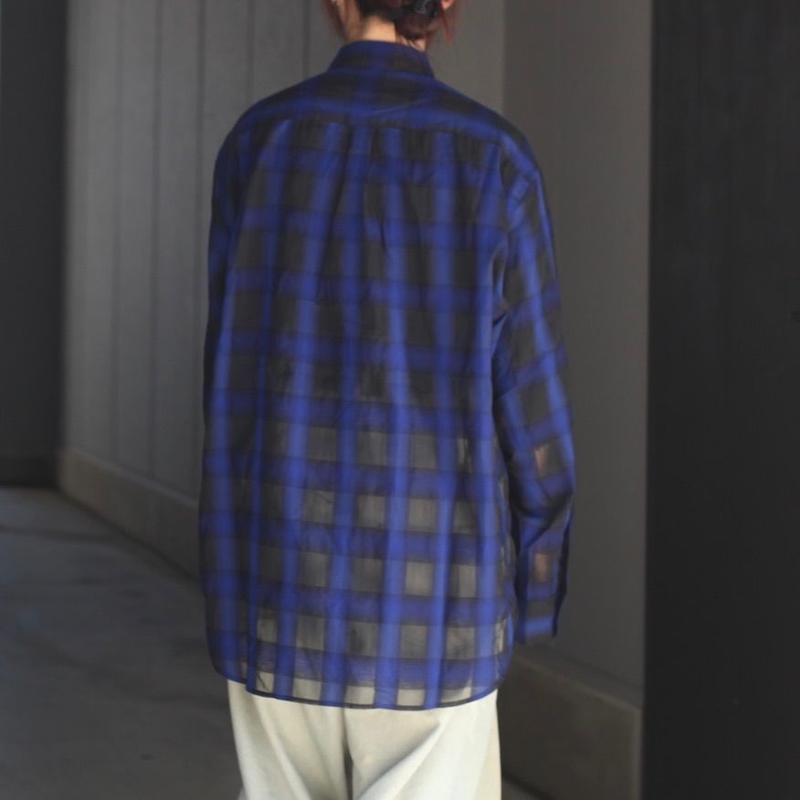 【残り一点】シズルチェックL/Sシャツ