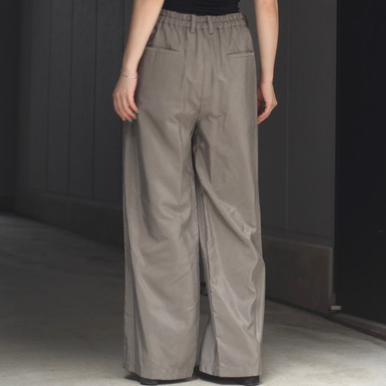 【残り一点】Silk/Nylon Wide Easy Trousers