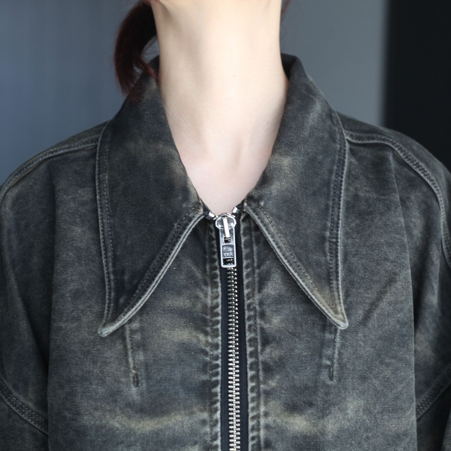 【残り一点】Black Stained Duck Jacket