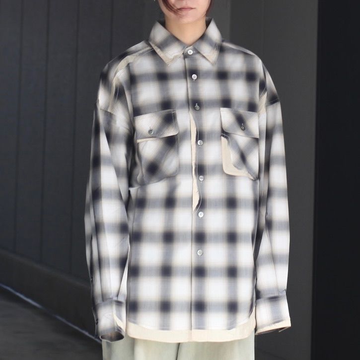 【残り一点】Cargo Shirt in Check
