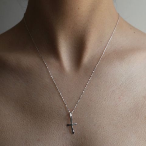 【お取り寄せ注文可能】Charm Cross Necklace(SILVER)