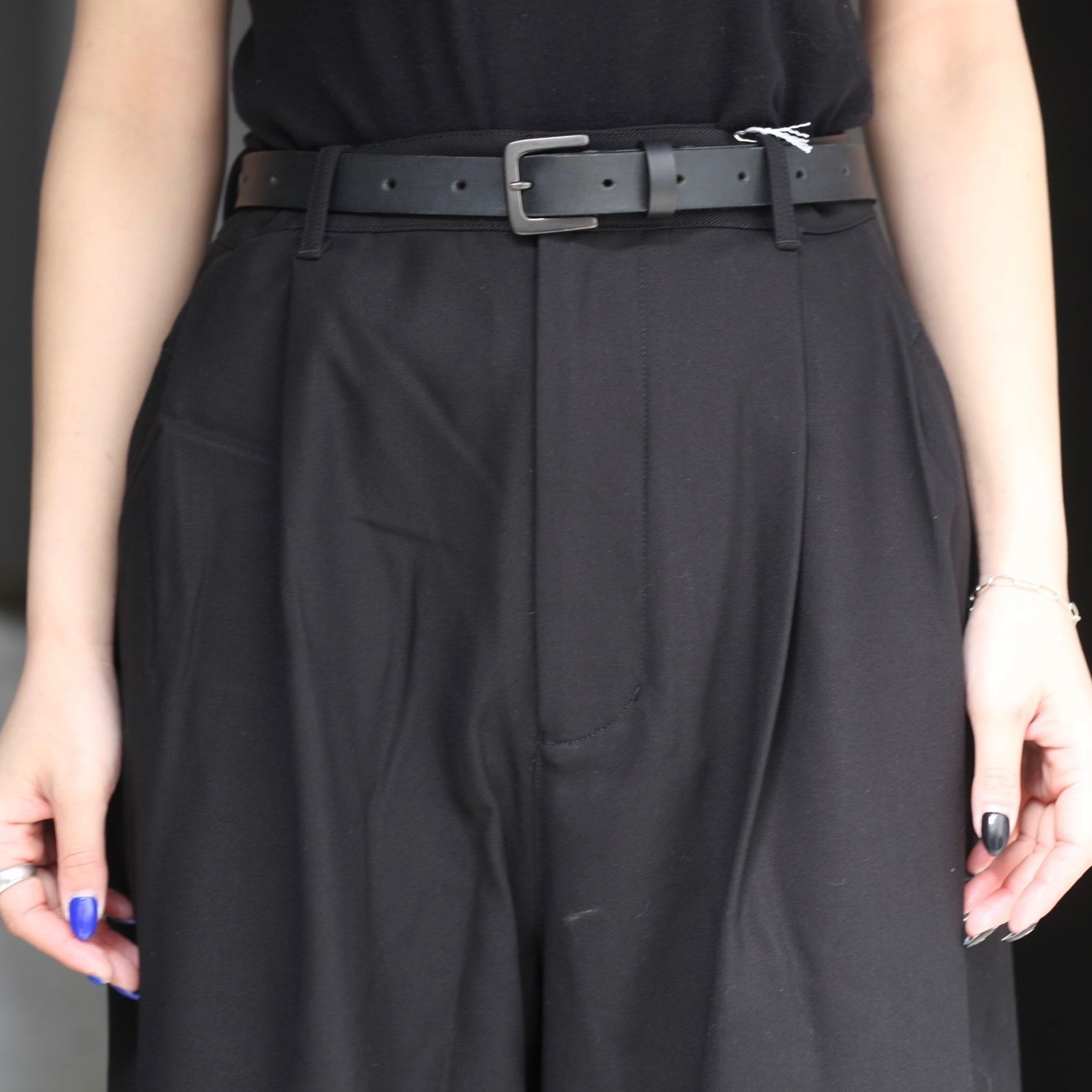 【残り一点】コットンツイルワイドパンツ