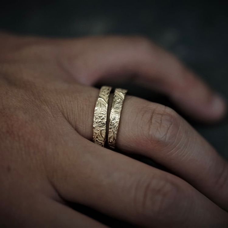 【お取り寄せ注文可能】Arabesque Double Rings(GOLD)