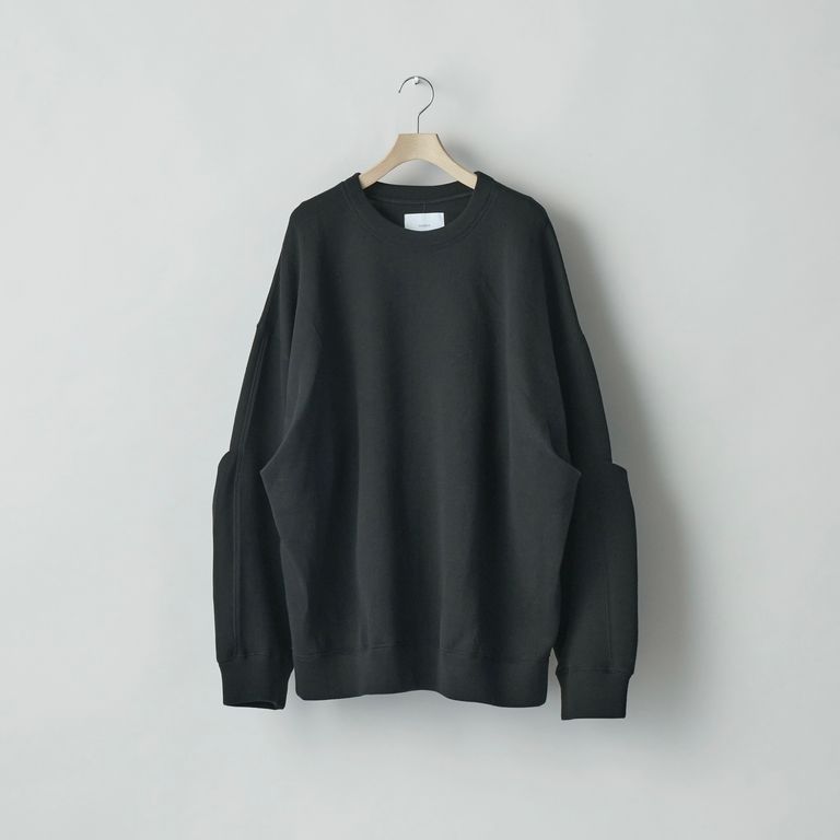 ssstein - 【残り一点】Cotton Double Knit Tucked Crew Neck L/S 