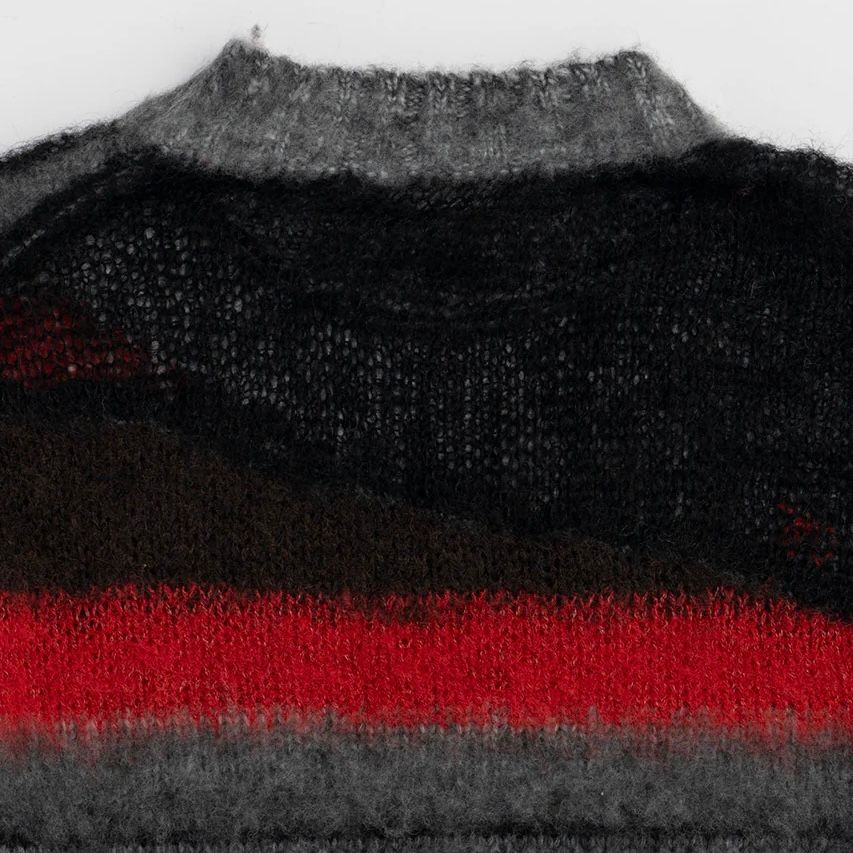 【残り一点】Mohair Border Knit