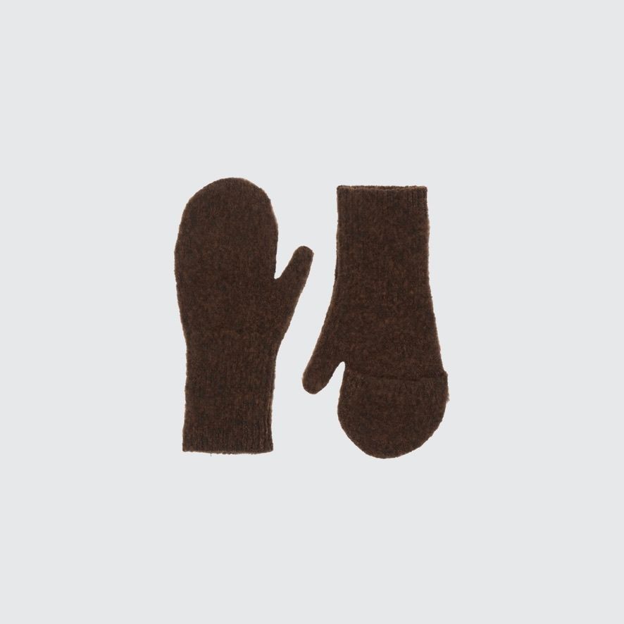 【残り一点】3color Mix Boucle Mitten
