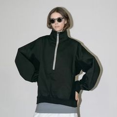 【残り一点】T/CツイルドッキングハーフジップPO