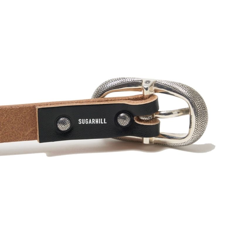 【残り一点】Ovlal Buckle Belt(BLACK×SILVER)
