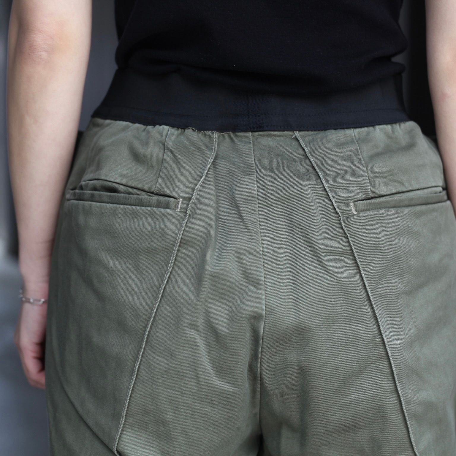 【残り一点】Home Trousers With Night-Cut(AGED TWILL)