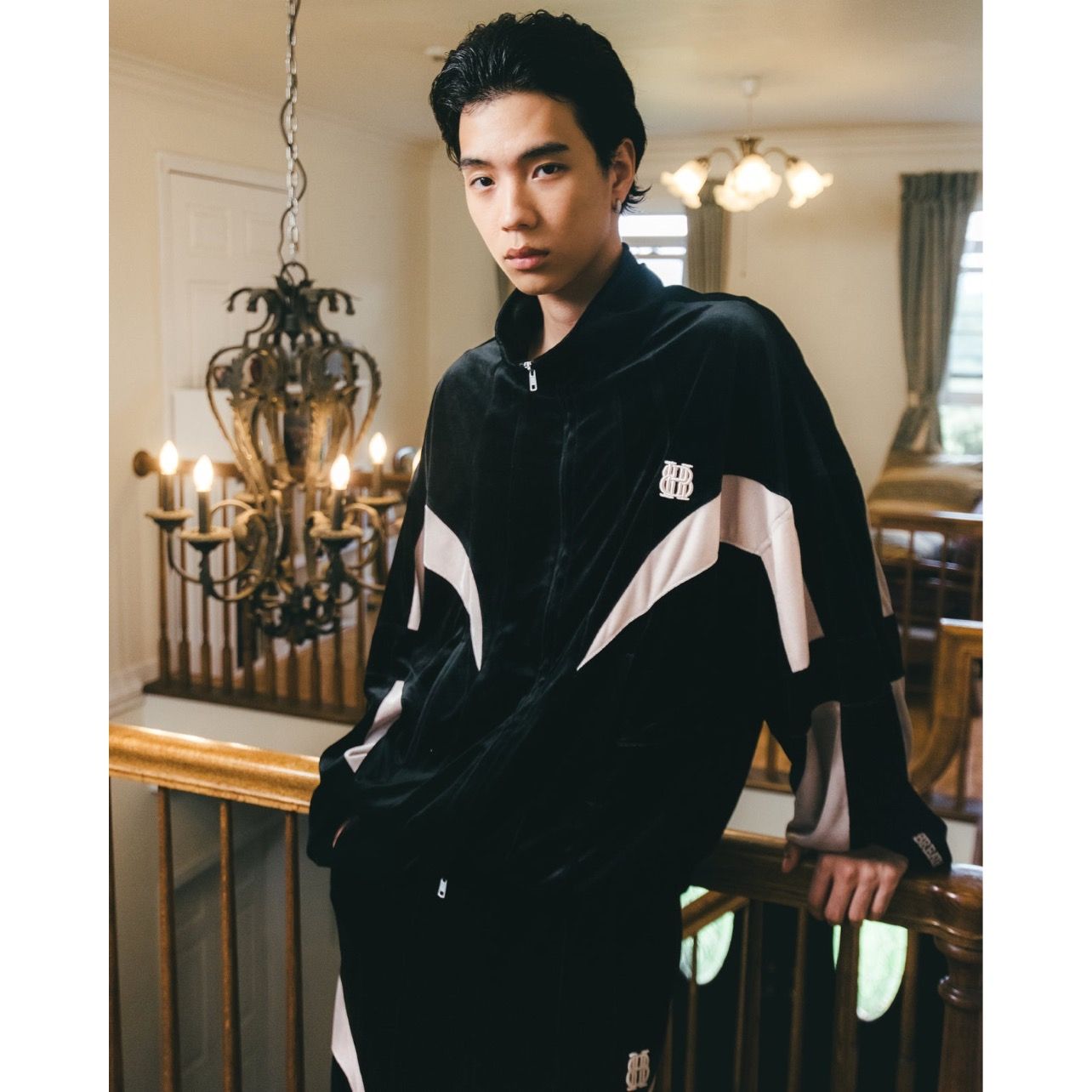 【残り一点】Velour Warm Up Jacket