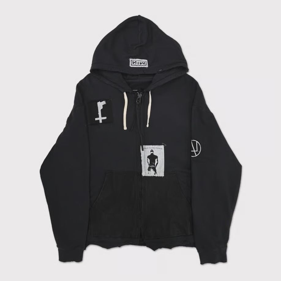 【残り一点】Bootleg Zip Up Hoodie With Patched(MIN)