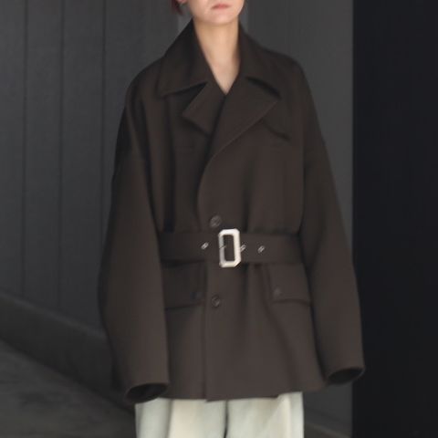 【残り一点】Chin Strap Belt Coat