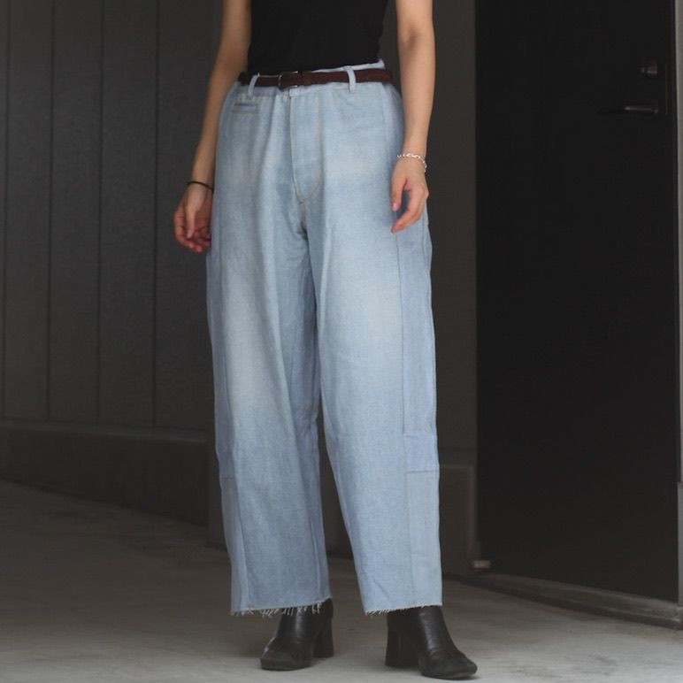 【残り一点】Reconstructed Super Baggy Slacks Denim_2(M)