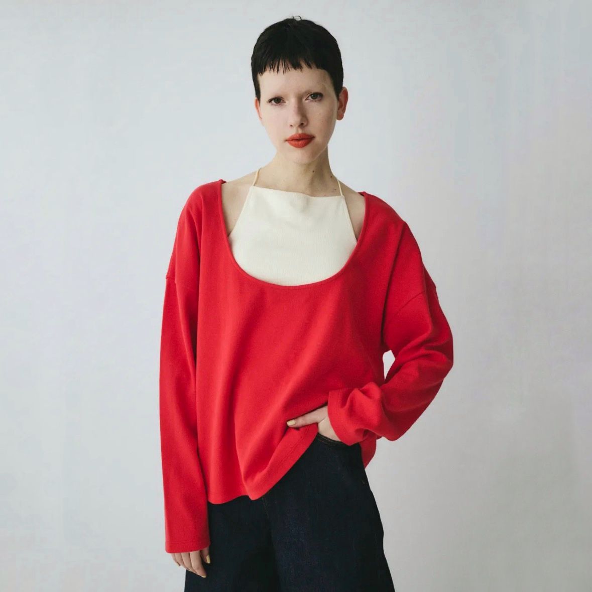 【残り一点】2way Over Size Cut Tops