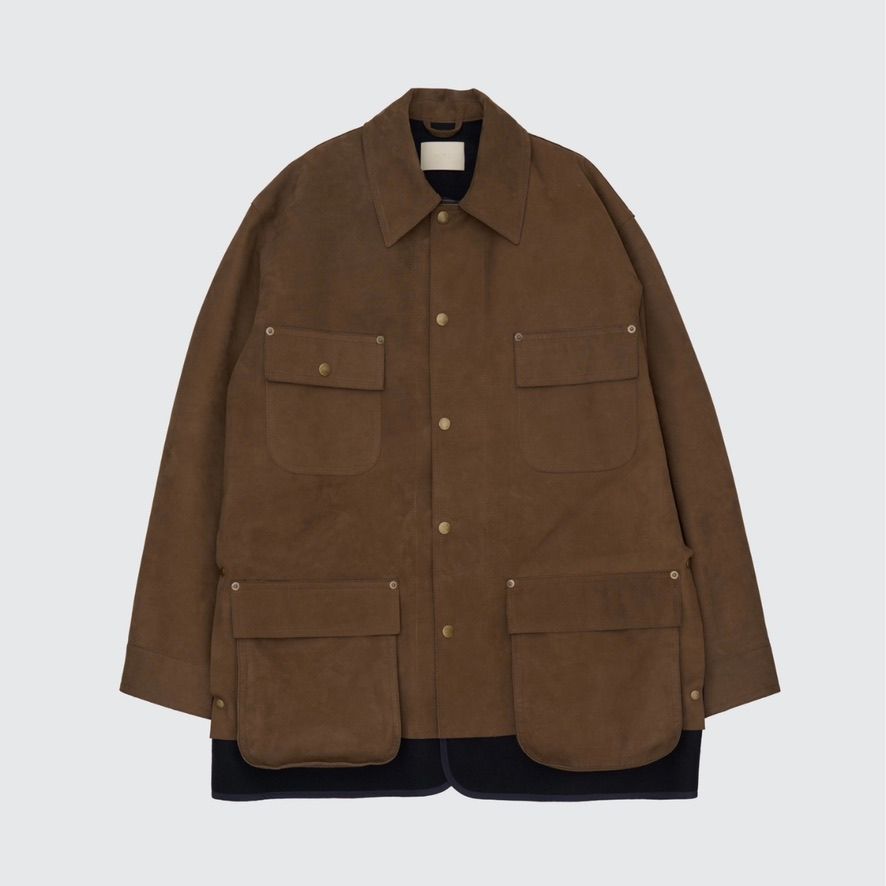 【残り一点】Nubuck Leather Coverall Jacket