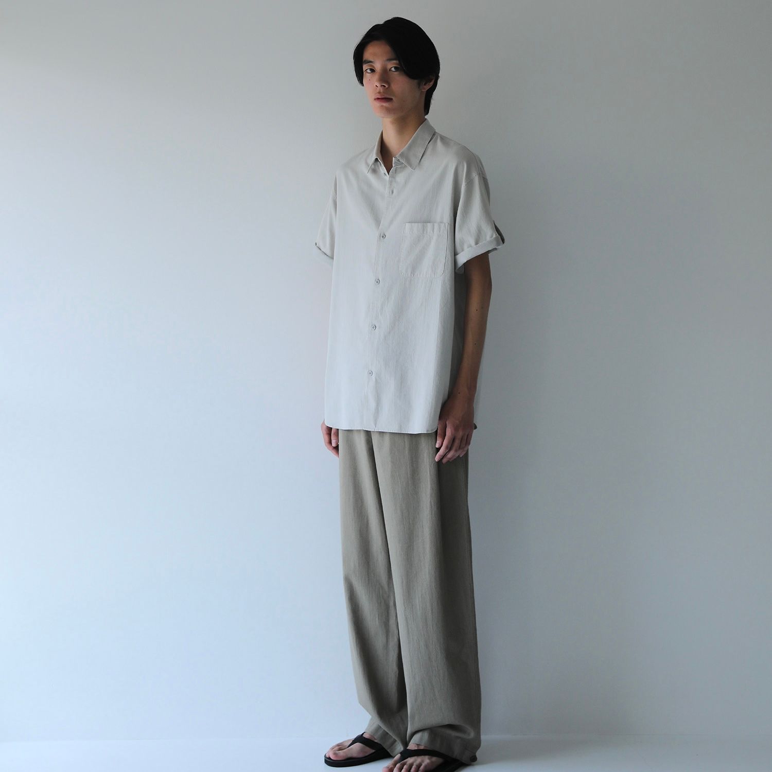 【残り一点】Pique Chambray Easy Pants
