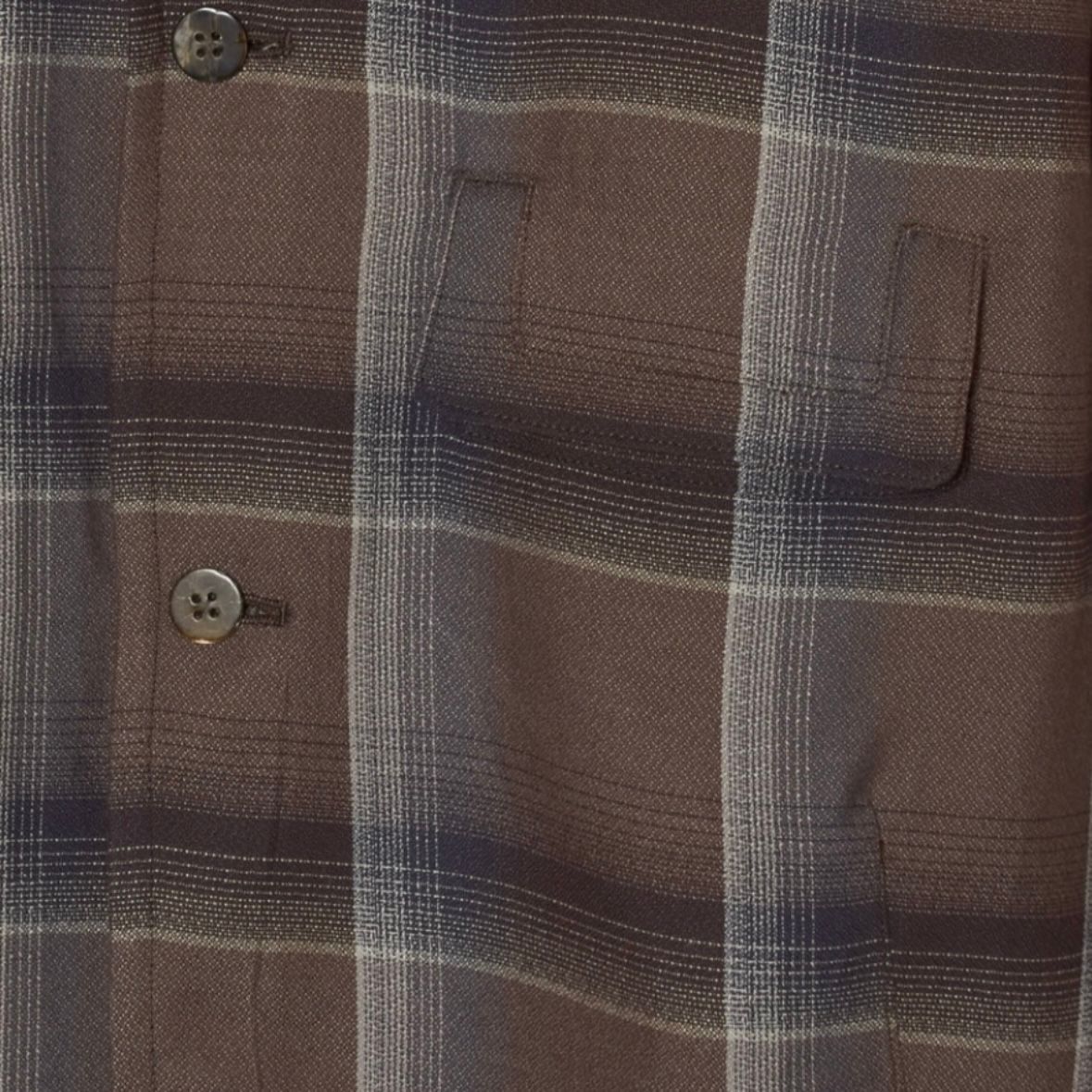 【残り一点】Ombre Plaid Flap Pocket Shirts(CHECK)